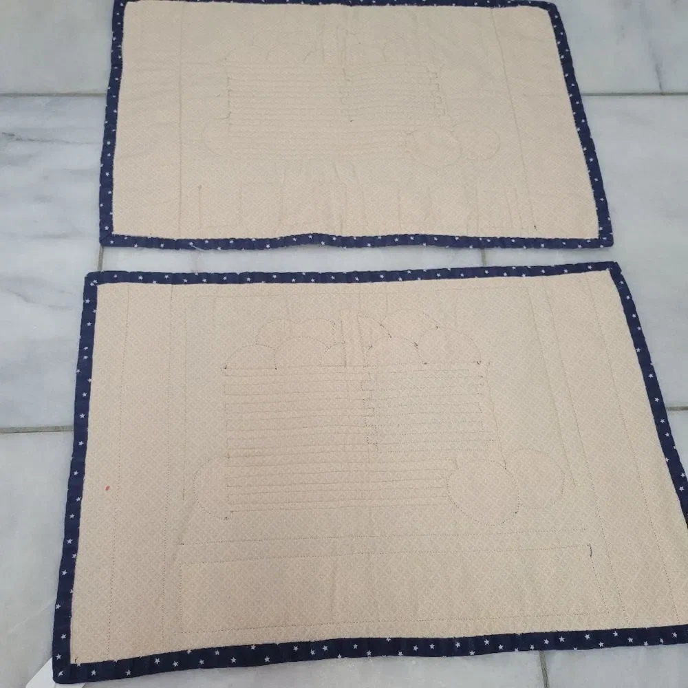 Americana Flags Prints Placemats for Table Mats Set Of 4